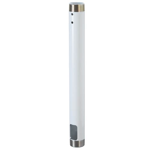 Chief CMS024W Fixed Extension Column 24" (610mm) 1.5" NPT Projector Mount Accessory Aluminium White