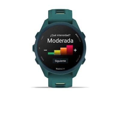 Garmin Forerunner 170 Music 43mm GPS Running Smartwatch - Teal Green/Citron - Image 5