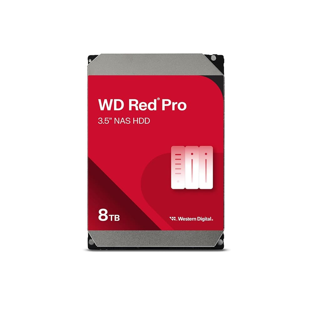 Western Digital Red Pro 3.5-inch SATA 7200 RPM NAS Hard Drive 8TB