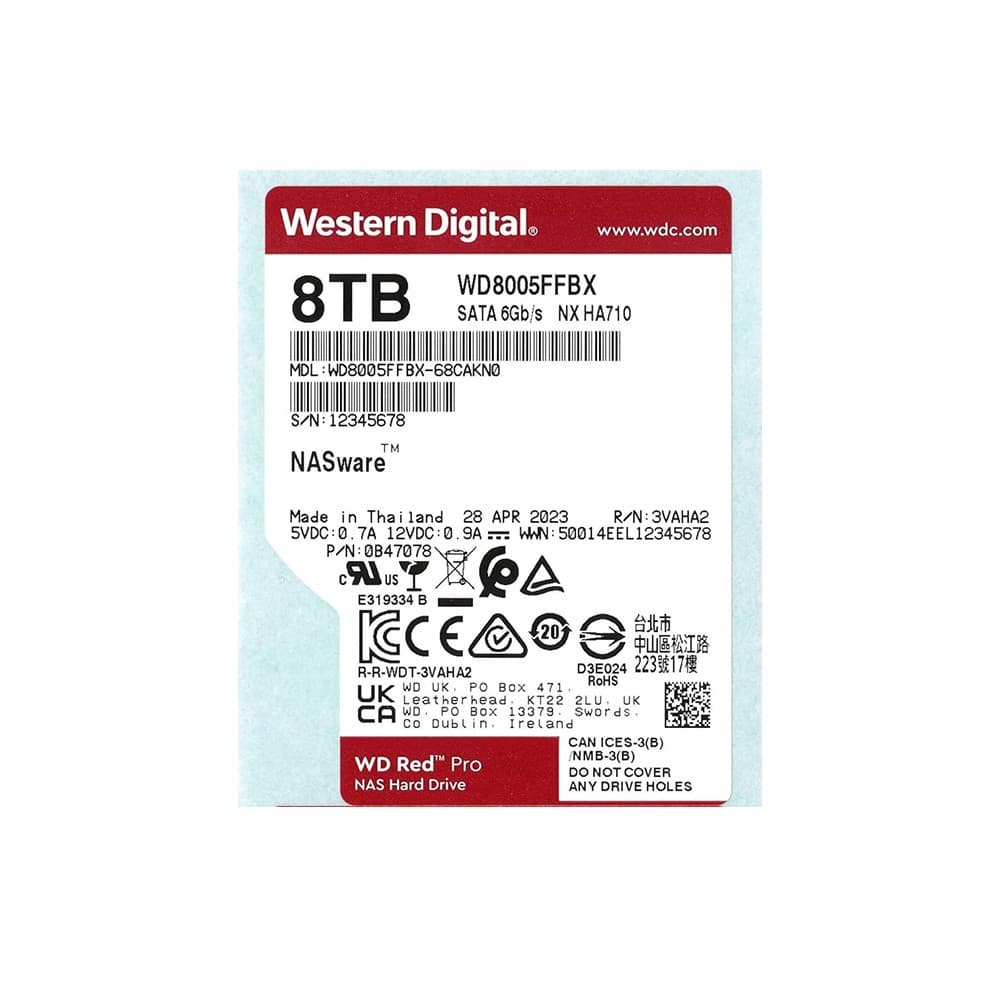 Western Digital Red Pro 3.5-inch SATA 7200 RPM NAS Hard Drive 8TB - Image 4