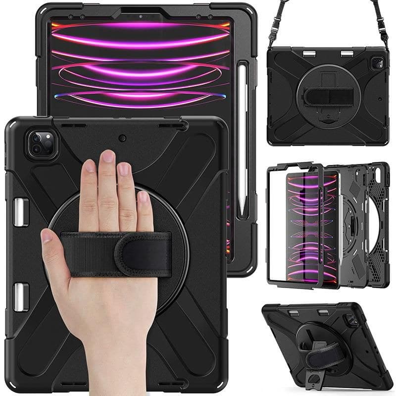 eSTUFF Chicago Full Body Defender Case with Built-in Screen Protector for iPad Air 13-inch (2024/2025/2026)