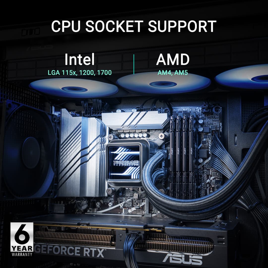 ASUS PRIME LC 240 ARGB 240mm Liquid CPU Cooler - Image 10