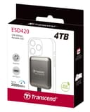 Transcend ESD420 Portable Magnetic SSD USB 20Gbps Type-C MagSafe 4TB - Iron Grey thumbnail 2
