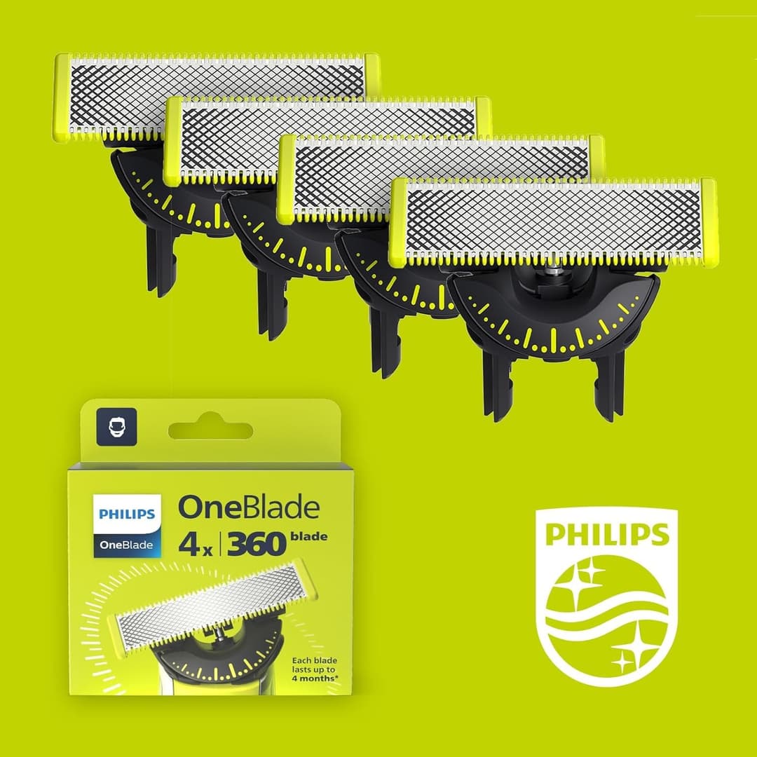 Philips OneBlade 360 Replacement Blades for Face 4 Pack QP440/50 - Image 3
