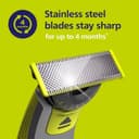 Philips OneBlade 360 Replacement Blades for Face 4 Pack QP440/50 thumbnail 8