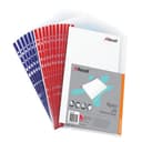 Rexel Nyrex A4 Top Opening Punched Pockets, Clear Embossed, Blue Reinforced Spine - Pack of 25 thumbnail 2