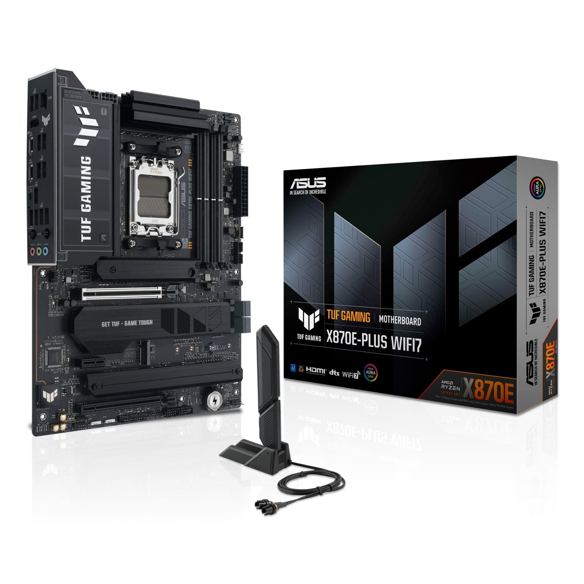 ASUS TUF GAMING X870E-PLUS WIFI7 ATX AMD Socket AM5 Motherboard