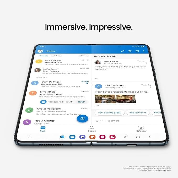 Samsung Galaxy Z Fold4 5G 512GB Phantom Black - Image 5