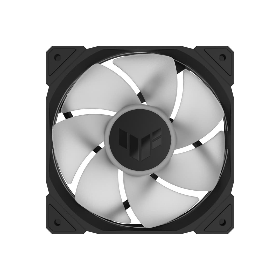 ASUS TUF Gaming TR120 ARGB Reverse 120mm Case Fan - Black 3-Pack - Image 5