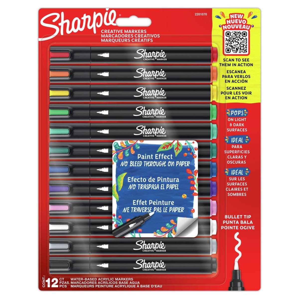 Sharpie Bullet Tip Creative Markers - 12 Pack