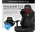 AndaSeat Kaiser 3 Premium Gaming Chair - XL, Elegant Black PVC Leather thumbnail 2