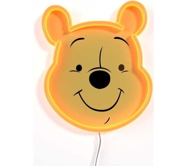 YELLOWPOP Disney's Winnie the Pooh Face LED Wall Lamp - Orange
