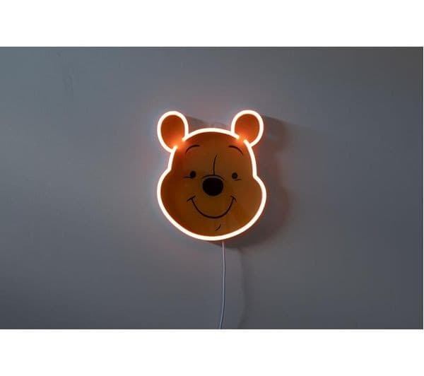 YELLOWPOP Disney's Winnie the Pooh Face LED Wall Lamp - Orange - Image 2