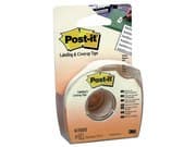 Post-it Cover-Up and Labelling Tape 6-Lines Width White 25.4 mm x 17.7 m 1 Roll/Dispenser 1 Dispenser/Pack - Image 3