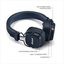 Marshall Major V Wireless On-Ear Headphones - Midnight Blue thumbnail 2