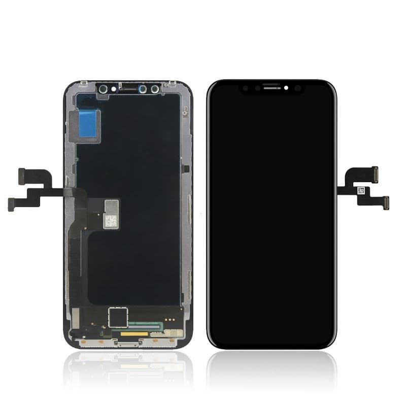 CoreParts LCD Screen and Frame for iPhone X, Black