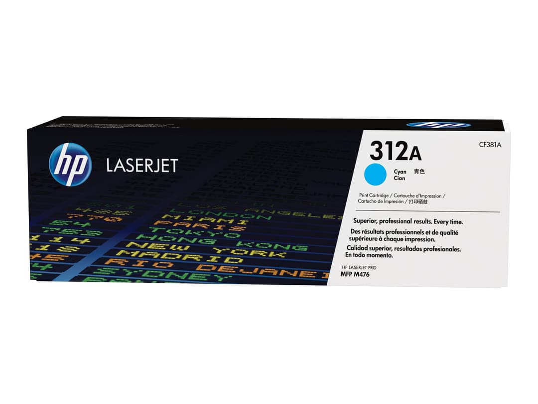 HP 312A Original LaserJet Toner Cartridge - Cyan - Image 1
