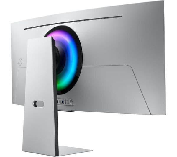 Samsung Odyssey G8 34" OLED 1440p Curved Monitor Silver - Image 3