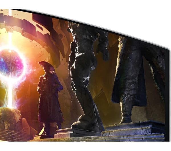 Samsung Odyssey G8 34" OLED 1440p Curved Monitor Silver - Image 10