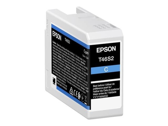 Epson T46S2 UltraChrome Pro10 25ml Ink Cartridge - Cyan - Image 1