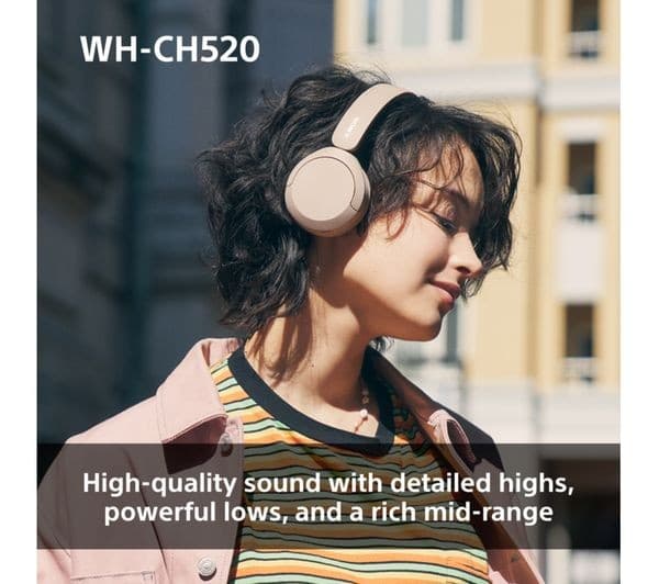 Sony WH-CH520 Wireless Headphones - Blue - Image 6