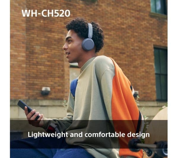 Sony WH-CH520 Wireless Headphones - Blue - Image 7