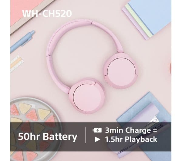 Sony WH-CH520 Wireless Headphones - Blue - Image 8