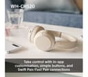 Sony WH-CH520 Wireless Headphones - Blue thumbnail 10
