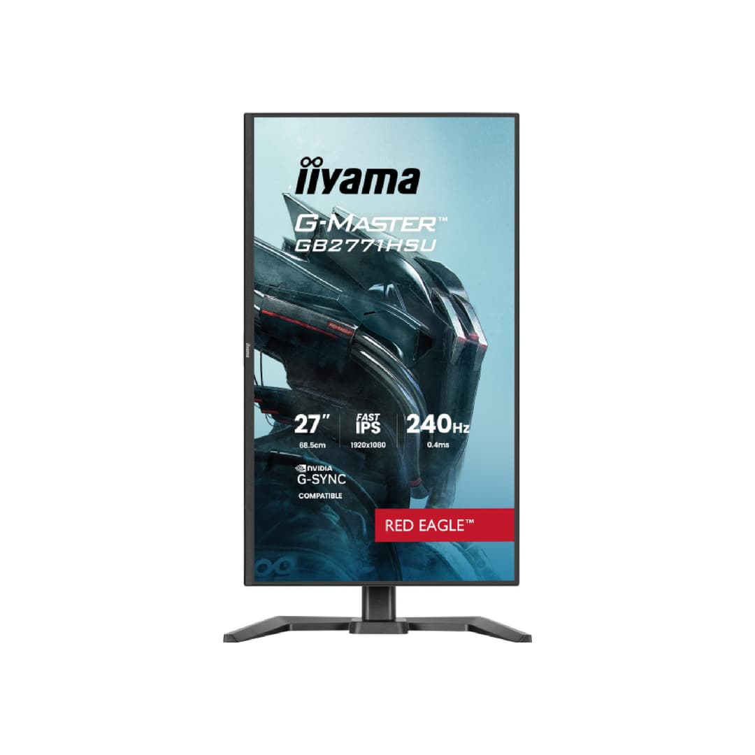 iiyama G-Master GB2771HSU-B1 27" Fast IPS Full HD 240Hz 0.4ms G-Sync Height Adjustable Gaming Monitor - Image 2