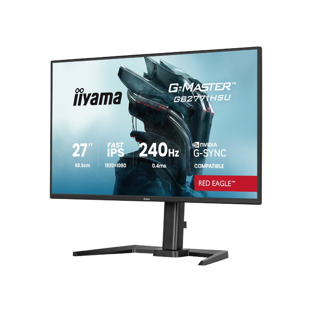iiyama G-Master GB2771HSU-B1 27" Fast IPS Full HD 240Hz 0.4ms G-Sync Height Adjustable Gaming Monitor - Image 4