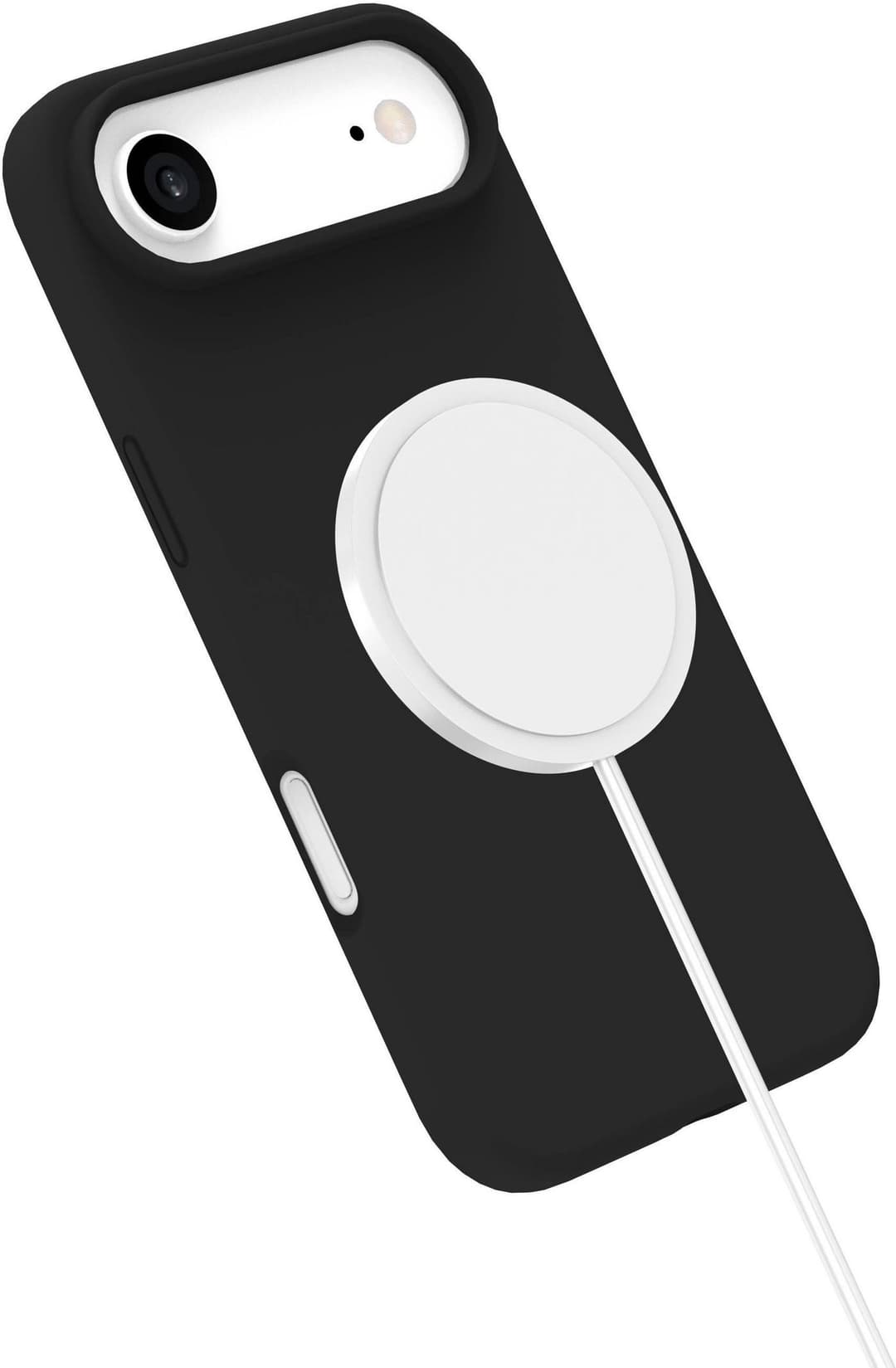eSTUFF INFINITE (GRS) ROME Magnetic Silicone Cover for iPhone Air - Black - Image 1