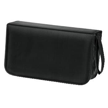 Hama Nylon CD/DVD Wallet, Black - 120 Discs