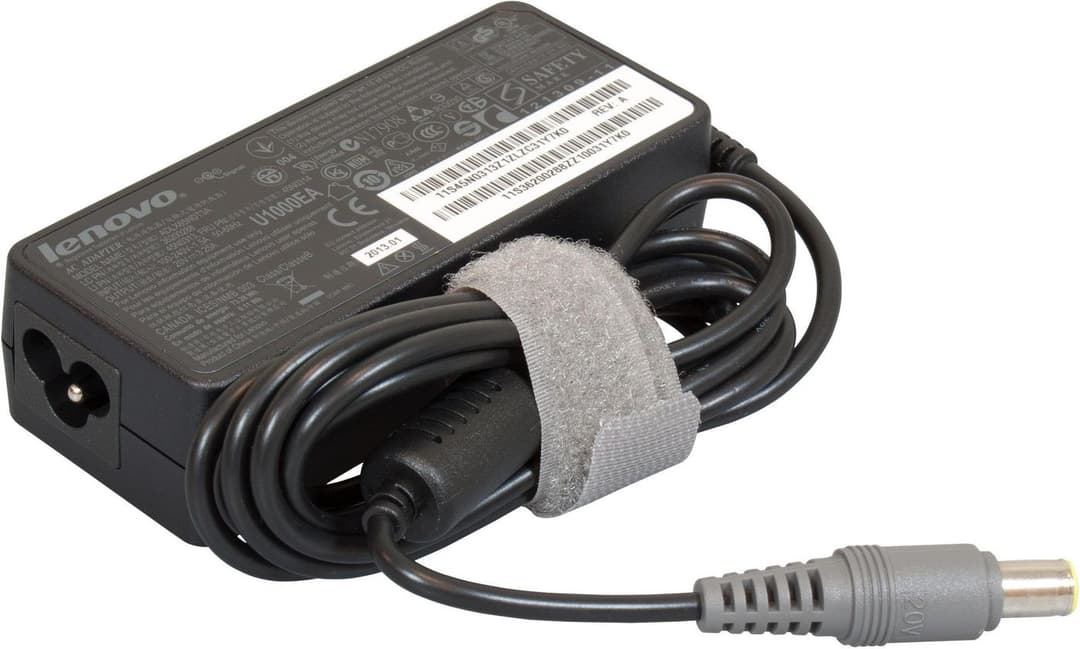 Lenovo 65W AC Adapter - Black - Image 1