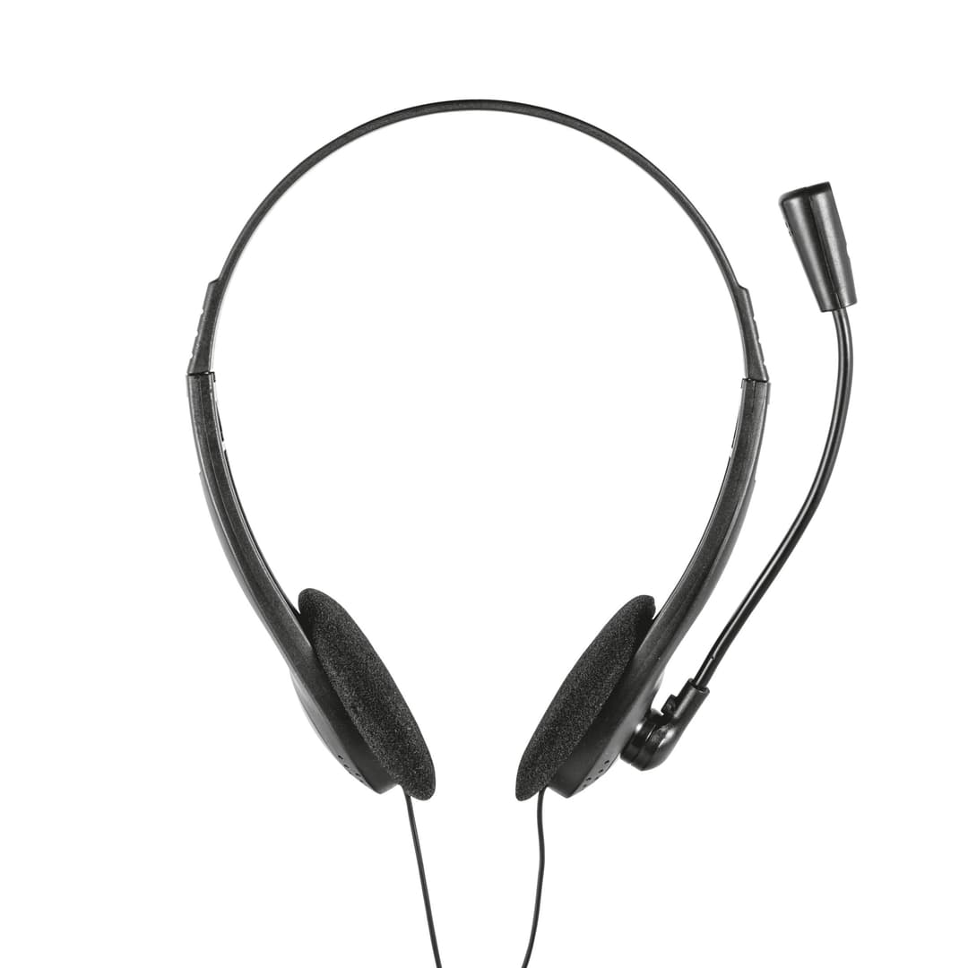Trust Primo Chat Wired On-Ear Headset for PC and Laptop 21665 - Black - Image 4