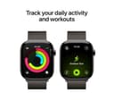 Apple Watch Series 11 GPS + Cellular 46mm Slate Titanium Case with Slate Milanese Loop - M/L thumbnail 4