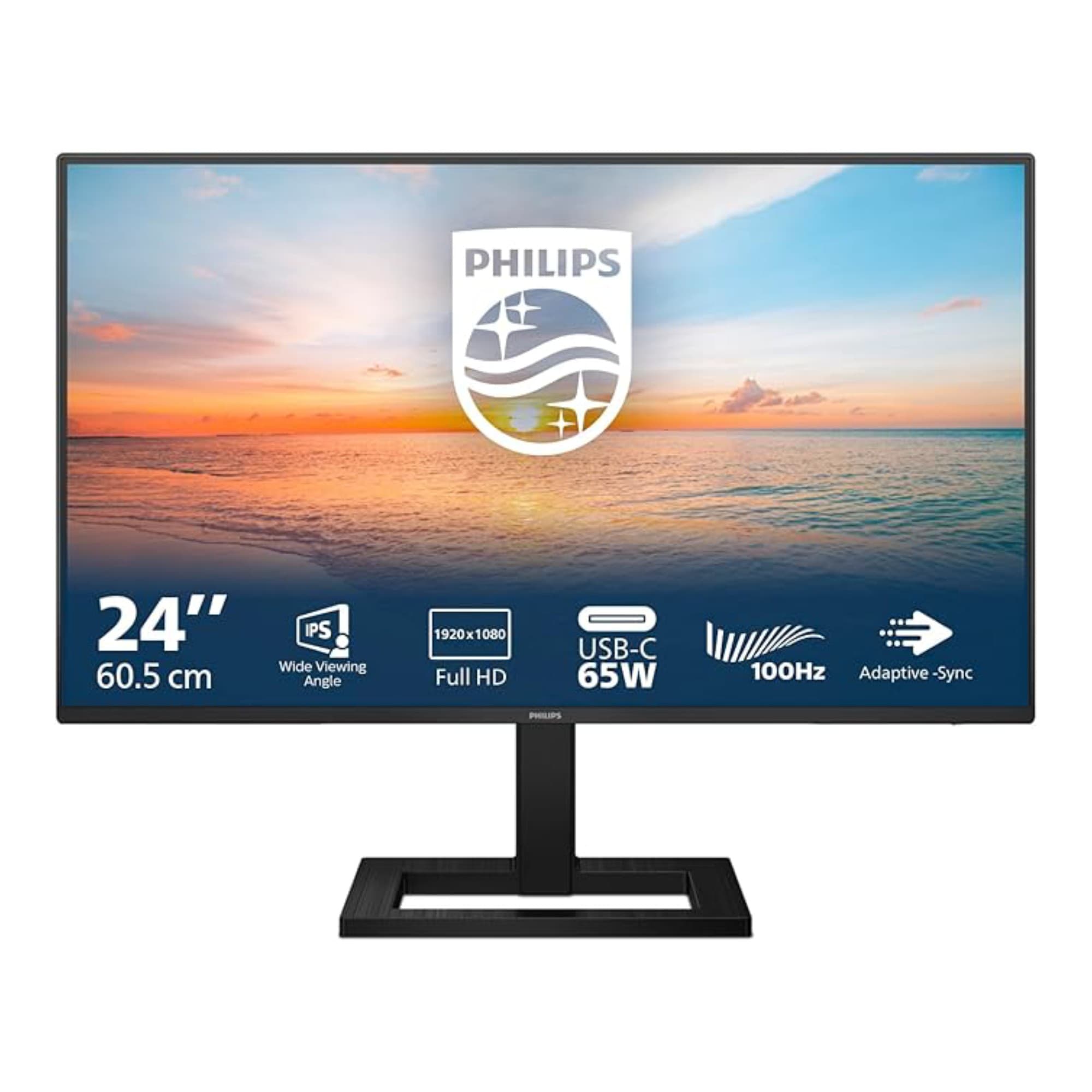 Philips 24E1N1300AE 23.8" Full HD 100Hz IPS 1ms USB-C Height adjustable LCD Monitor