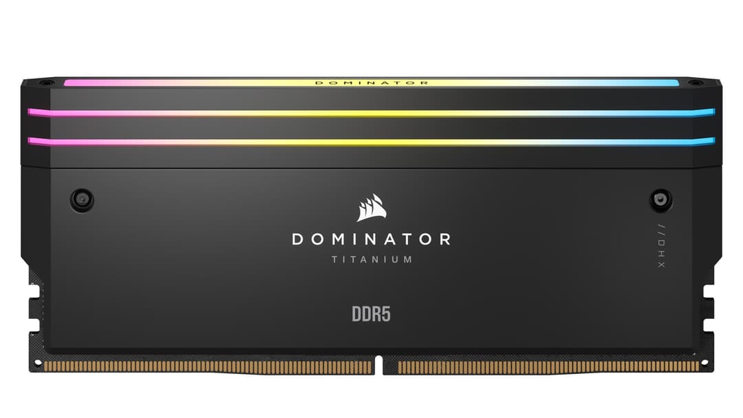Corsair Dominator Titanium RGB DDR5 48GB (2x24GB) 7200MHz CL36 - Black - Image 3