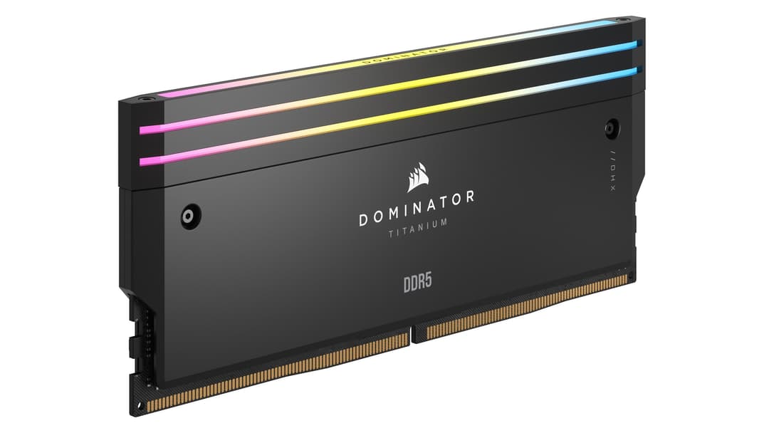 Corsair Dominator Titanium RGB DDR5 48GB (2x24GB) 7200MHz CL36 - Black - Image 5