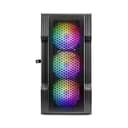 1st Player Trilobite T3 Tempared Glass Micro ATX PC Case - Black thumbnail 7