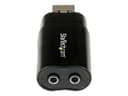 StarTech.com USB Sound Card - 3.5mm Audio Adapter - External Sound Card - Black - External Sound Card (ICUSBAUDIOB) - sound card - USB 2.0 thumbnail 3