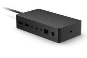 Microsoft Surface Dock 2 (1GK-00003) Docking Station for Surface - 4x USB-C, 2x USB-A, Gigabit Ethernet, 199W