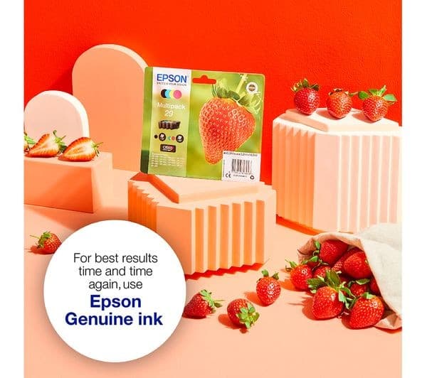 EPSON Strawberry 29 Cyan, Magenta, Yellow & Black Ink Cartridges - Multipack - Image 2