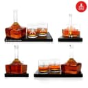 Official Atari CX-10 Joystick Decanter Set 750ml with 2 x 300ml Action Button Whisky Glasses & CX78+ Tray thumbnail 3