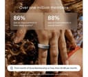 Oura Ring 4 Smart Ring - Brushed Silver, Size 12 thumbnail 7