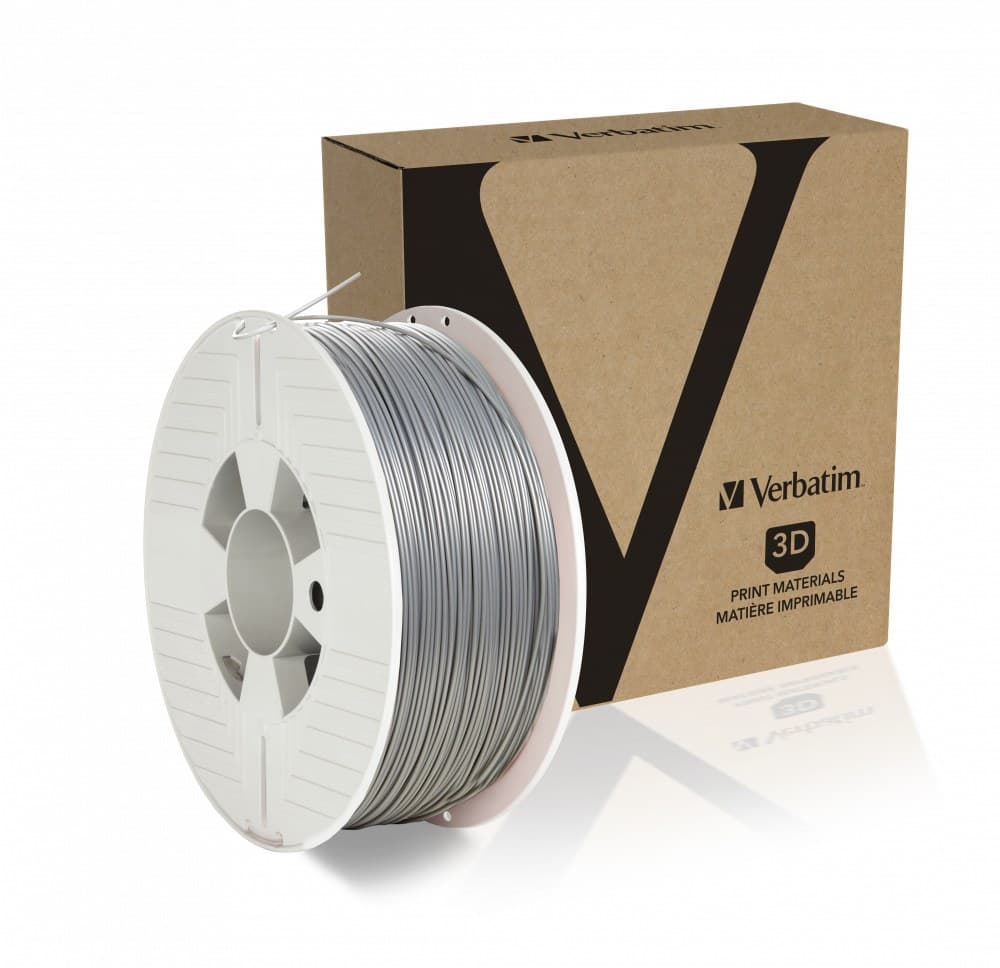 Verbatim 55319 3D printing material Polylactic acid (PLA) Silver 1 kg - Image 2