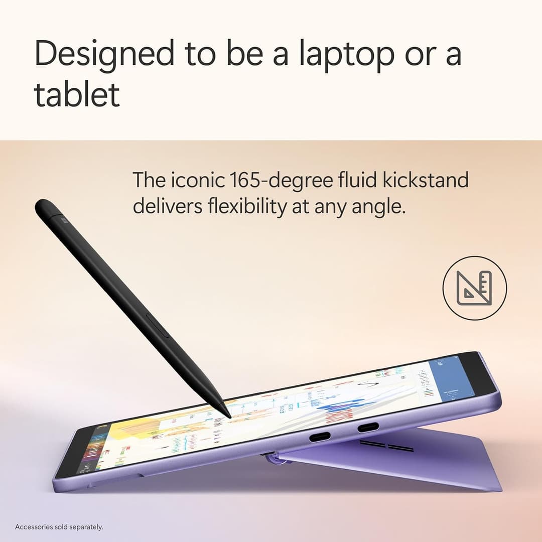 Microsoft Surface Pro 12" Copilot+ PC Snapdragon X Plus 16GB 512GB - Violet (Device only) - Image 8