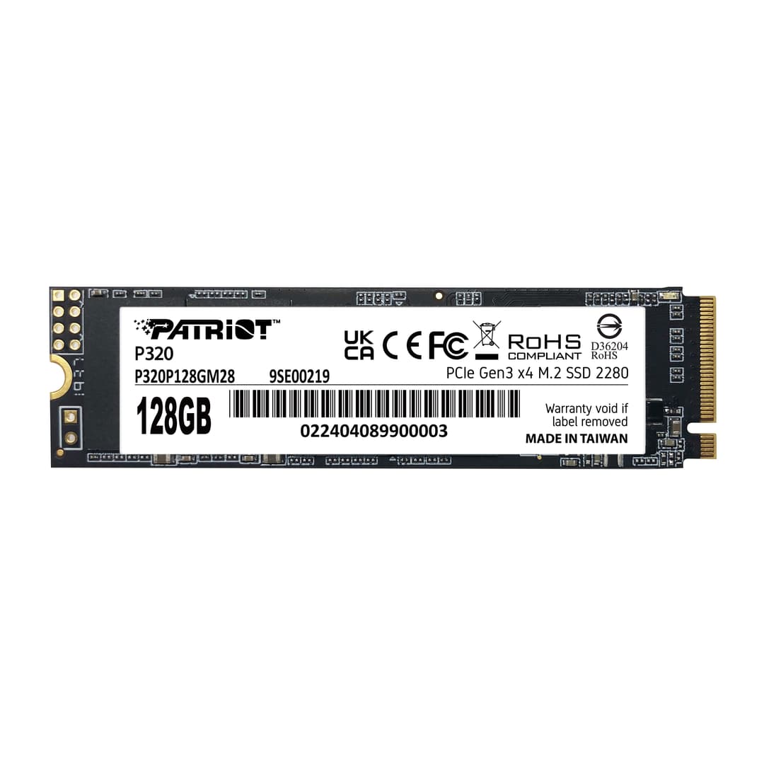 Patriot P320 M.2 2280 PCIe 3.0 NVMe SSD 128GB - Image 1