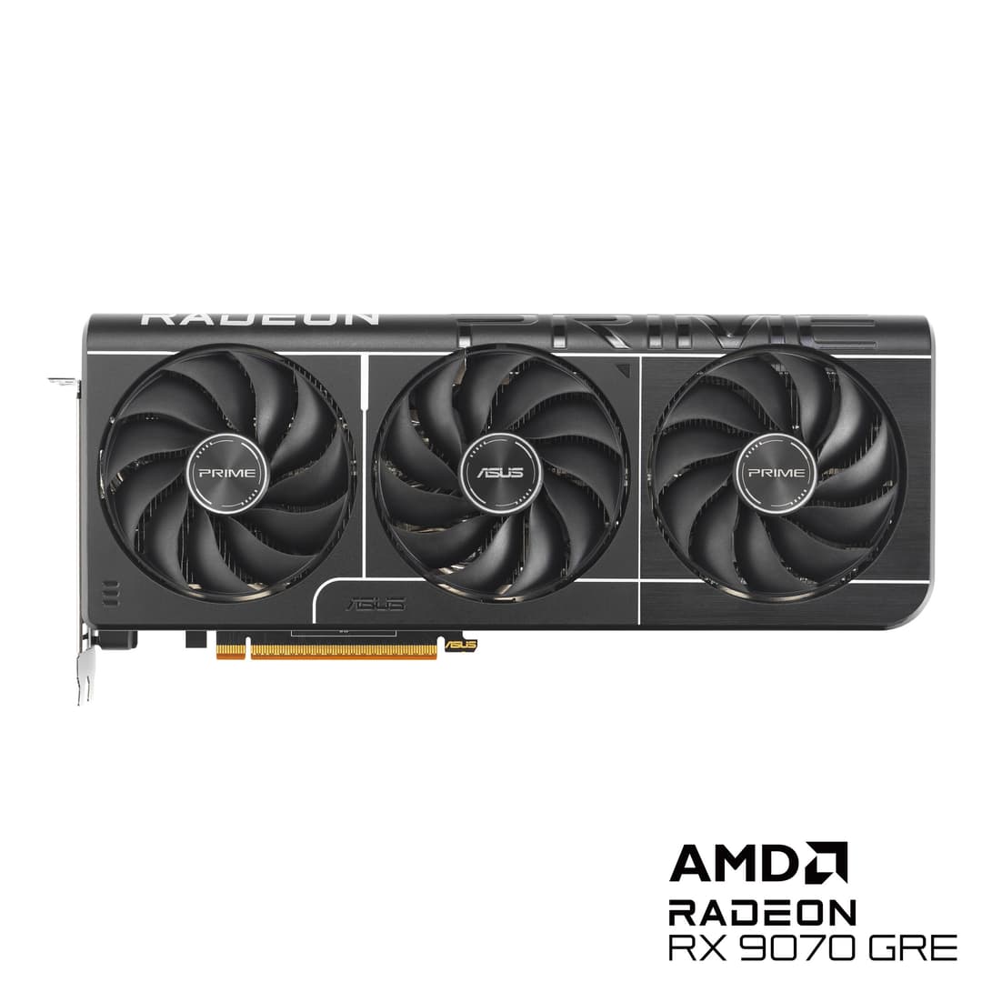 ASUS Prime AMD Radeon RX 9070 GRE OC Edition 12 GB GDDR6 Graphics Card (PRIME-RX9070GRE-O12G) - Image 1