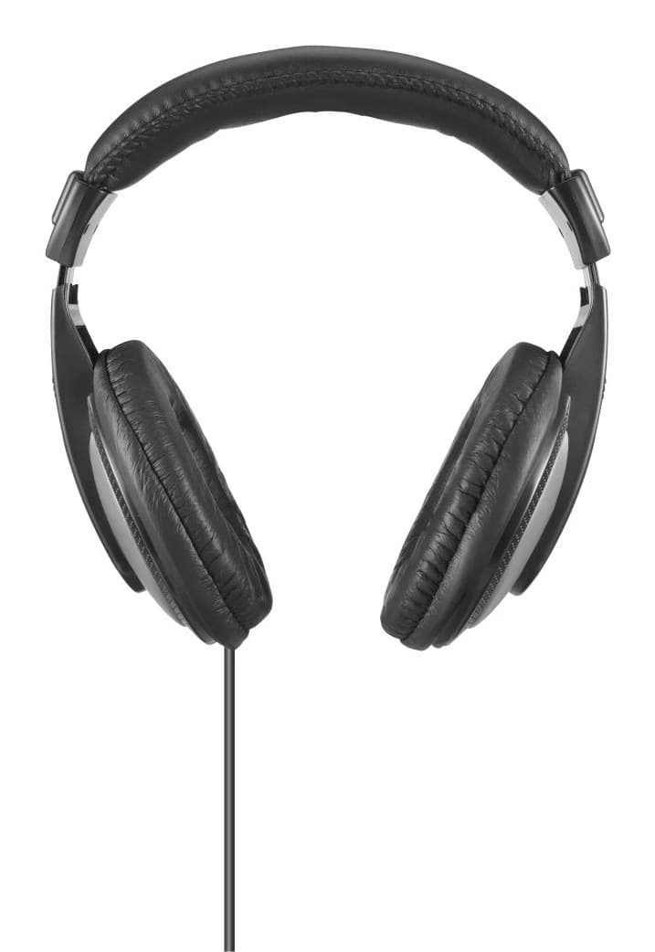 Hama ShellTV II Over-Ear Wired TV Headphones - Black/Dark Grey - Image 2