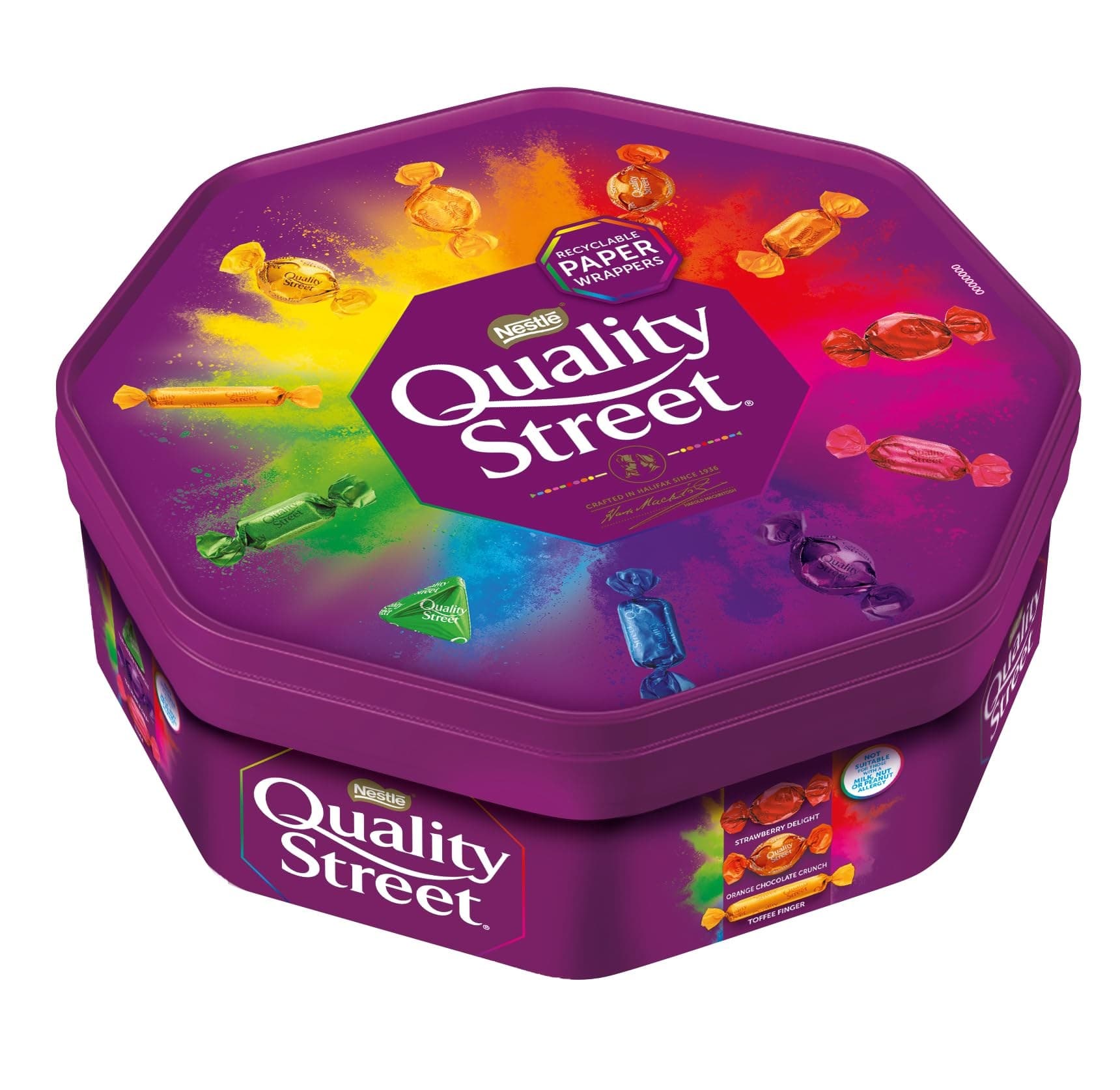 Quality Street Assorted Chocolates & Toffees Tub 550g